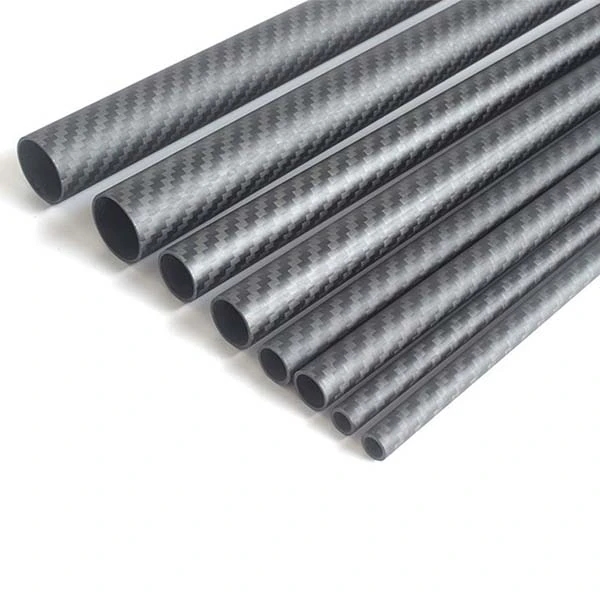 Carbon fiber tubes used to illustrate end-interface and connector planning