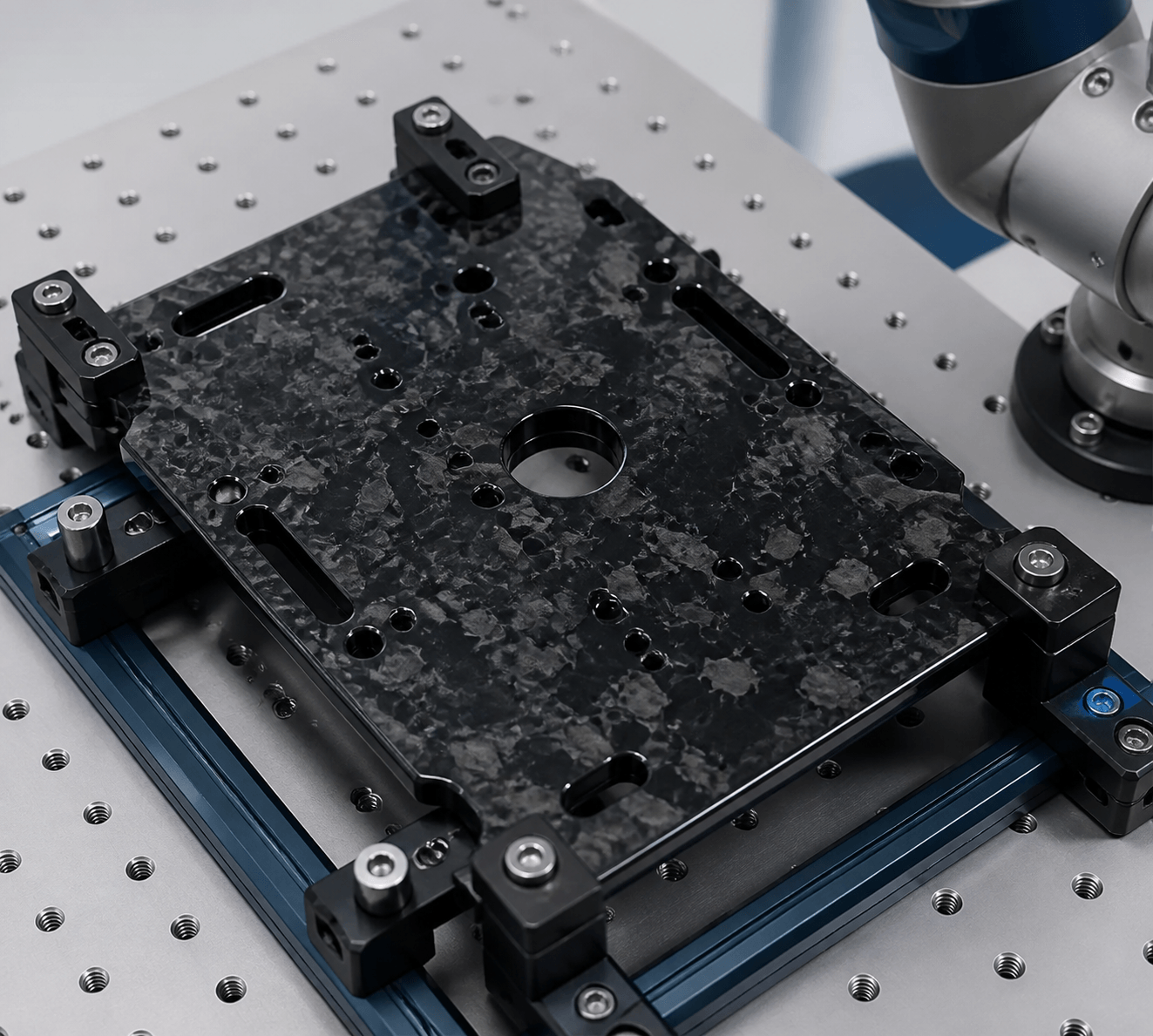 Illustrative CNC-cut equipment panels application context