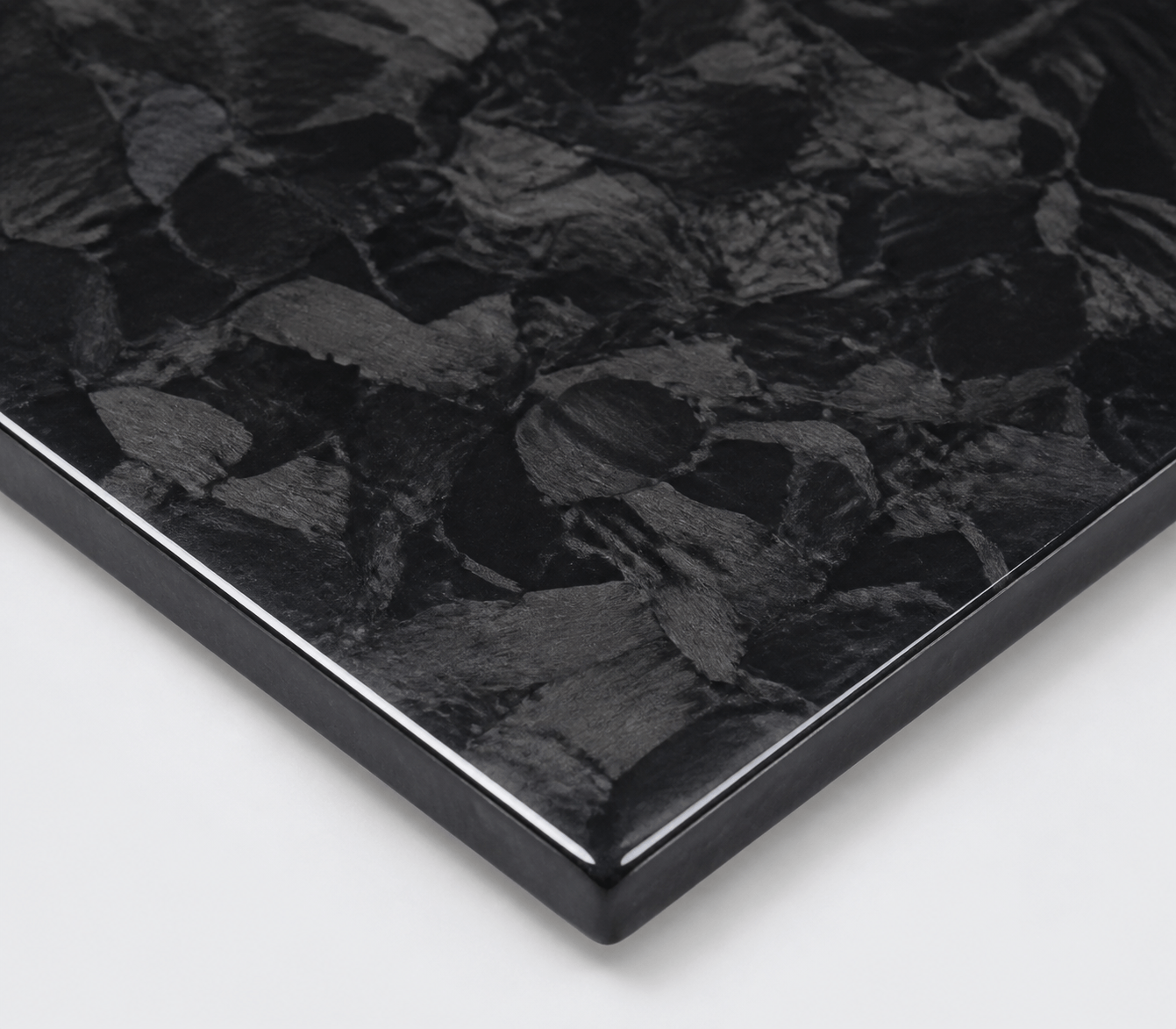 CNC-Ready Forged Carbon Fiber Sheet — detail view