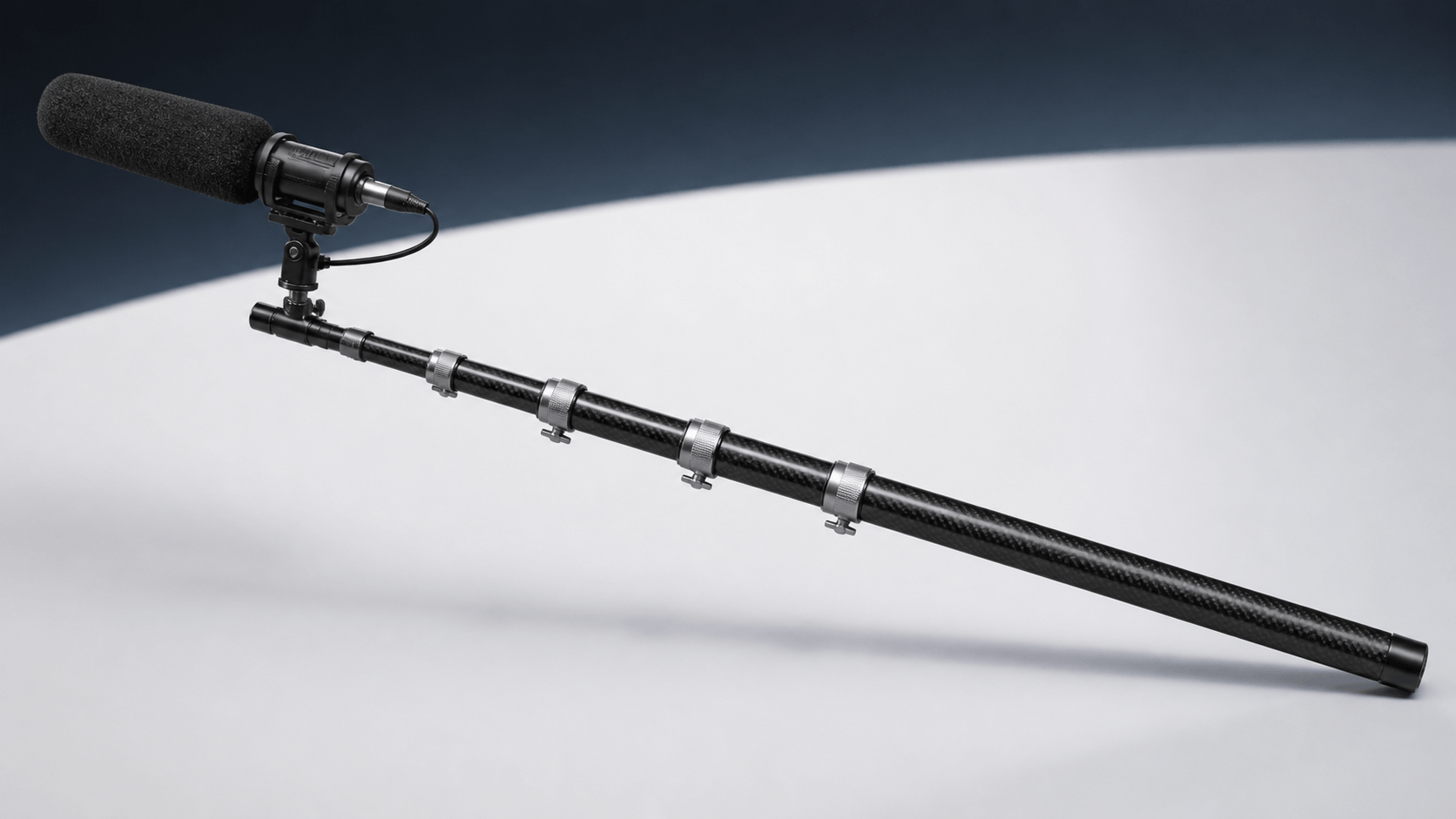 Carbon Fiber Telescopic Microphone Boom Pole — hero view